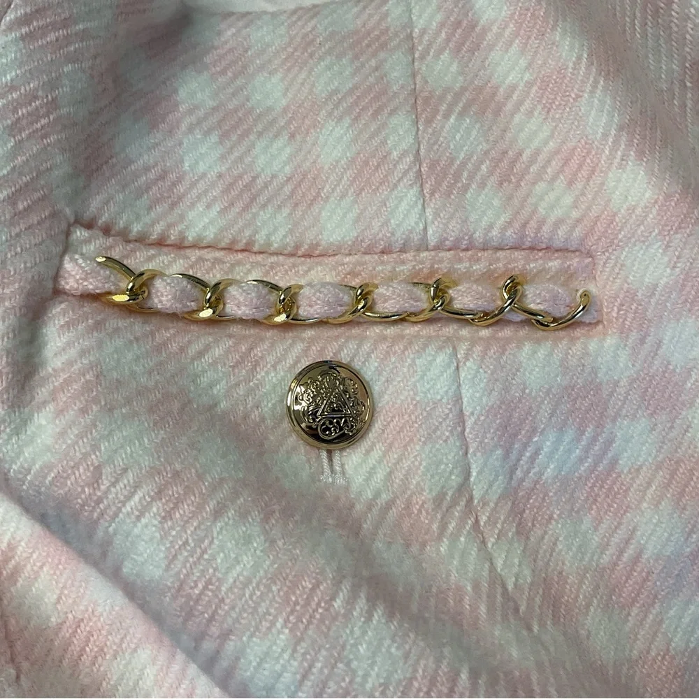 Guess Pink and White Plaid Mini Skirt - Picture 3 of 9